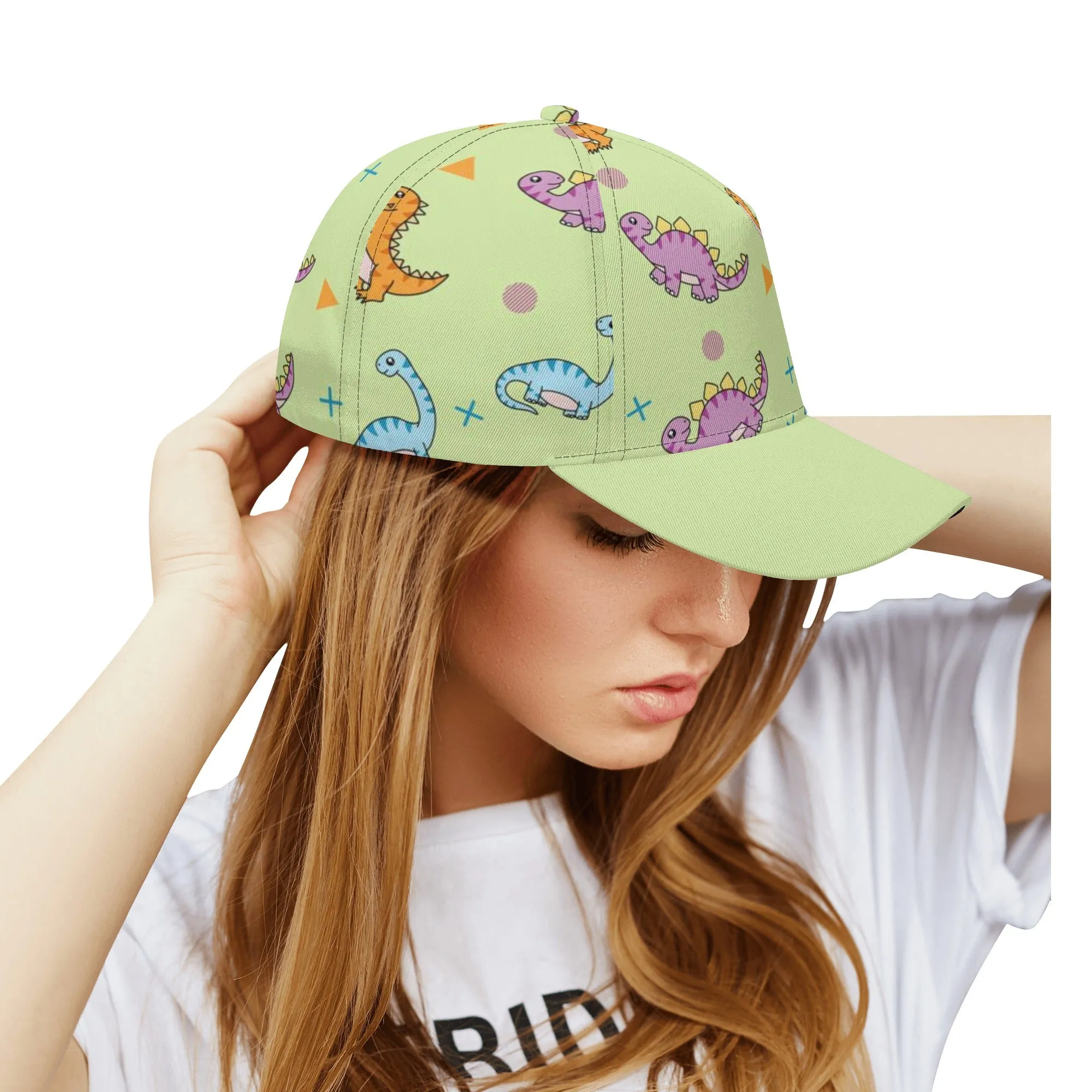 Green Dinos Baseball Cap