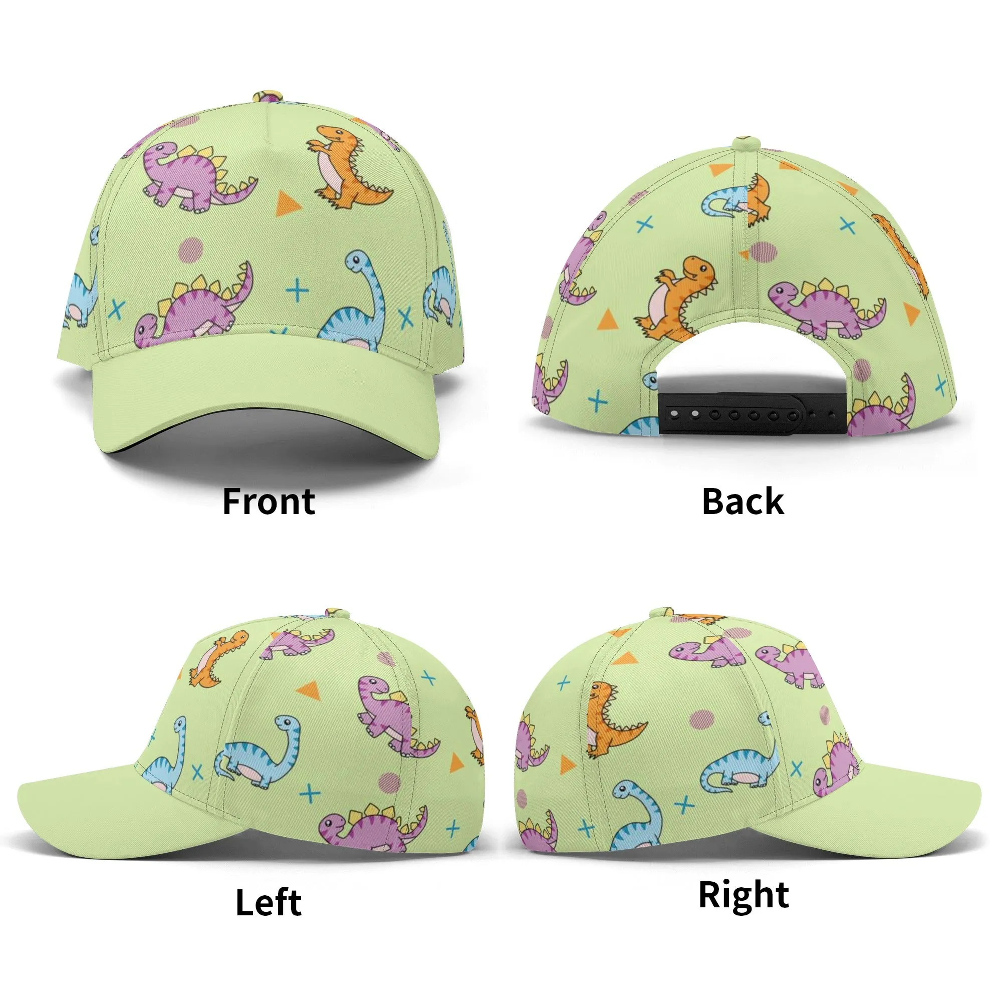 Green Dinos Baseball Cap