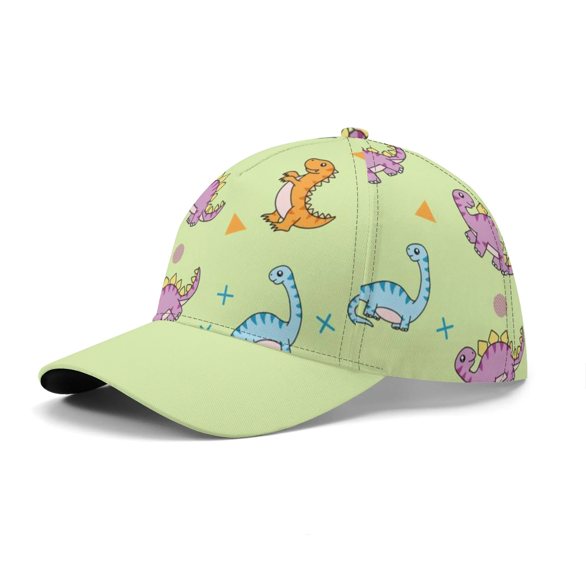 Green Dinos Baseball Cap