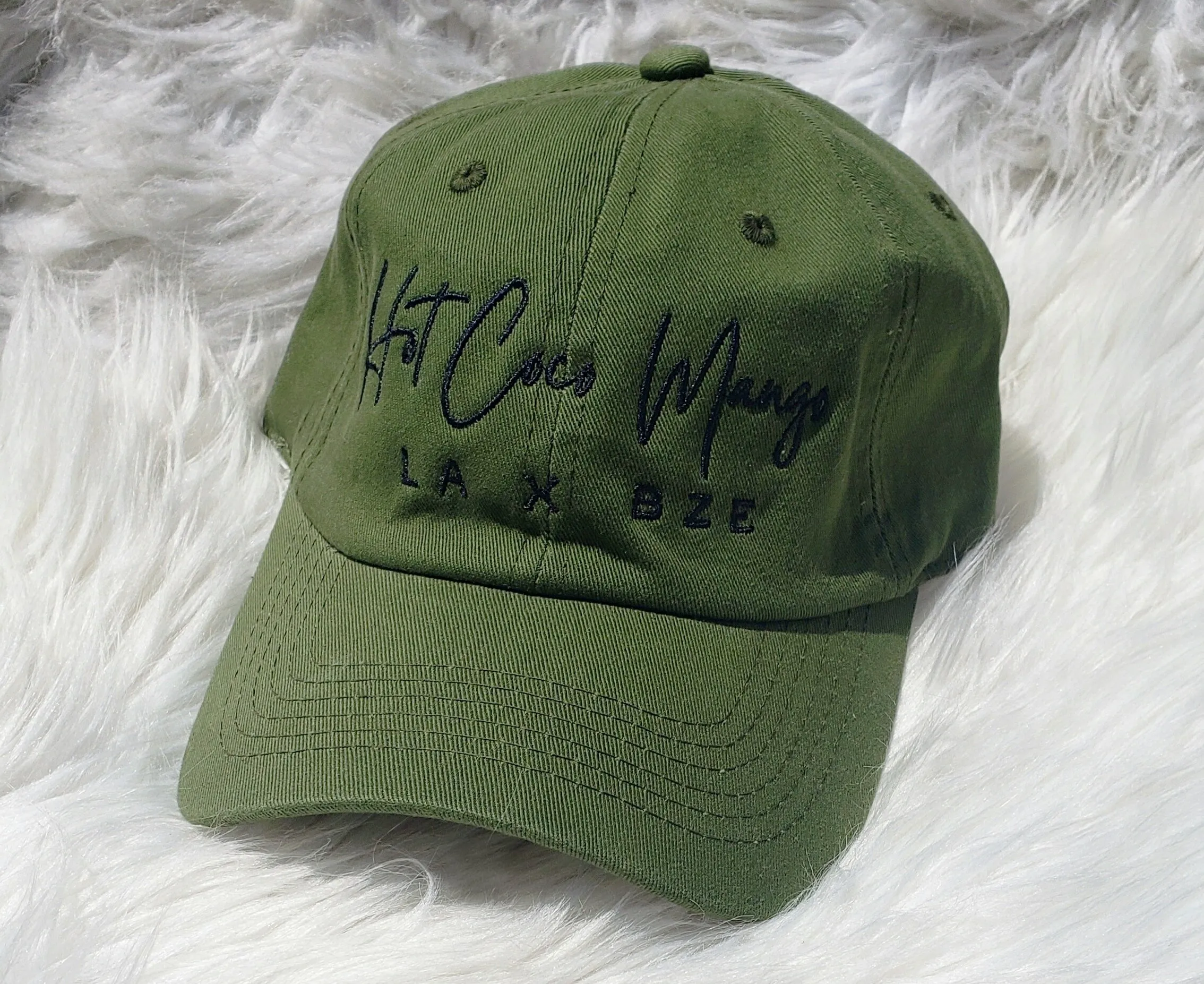 HCM Signature Dad Cap - Olive Green