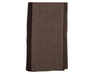 Henry Cashmere Blend Queen-King Blanket - Chocolate Taupe