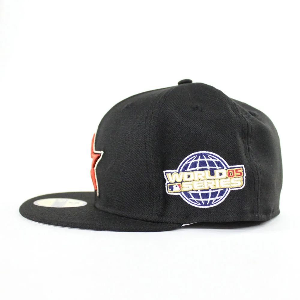 Houston Astros 2005 World Series New Era 59Fifty Fitted Hat (Gray Under Brim)