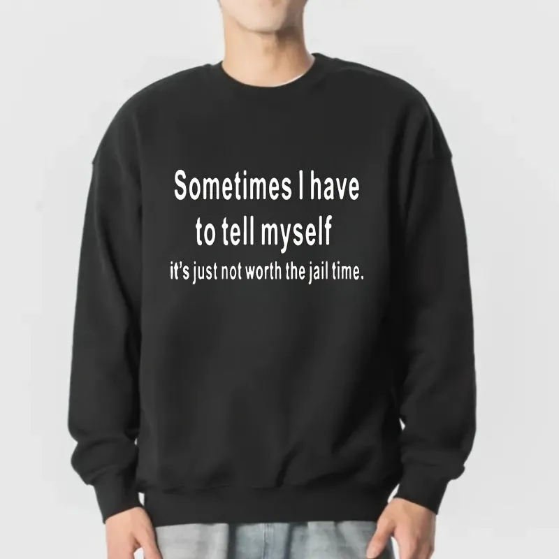 It's Just Not Worth The Jail Time Heat Transfer Patch, DIY Iron-On Patch, Suitable For DIY T-Shirt, Sweatshirts, Jeans, Hoodies, Backpacks, Handbags, Pillow, And Retro Baseball Caps