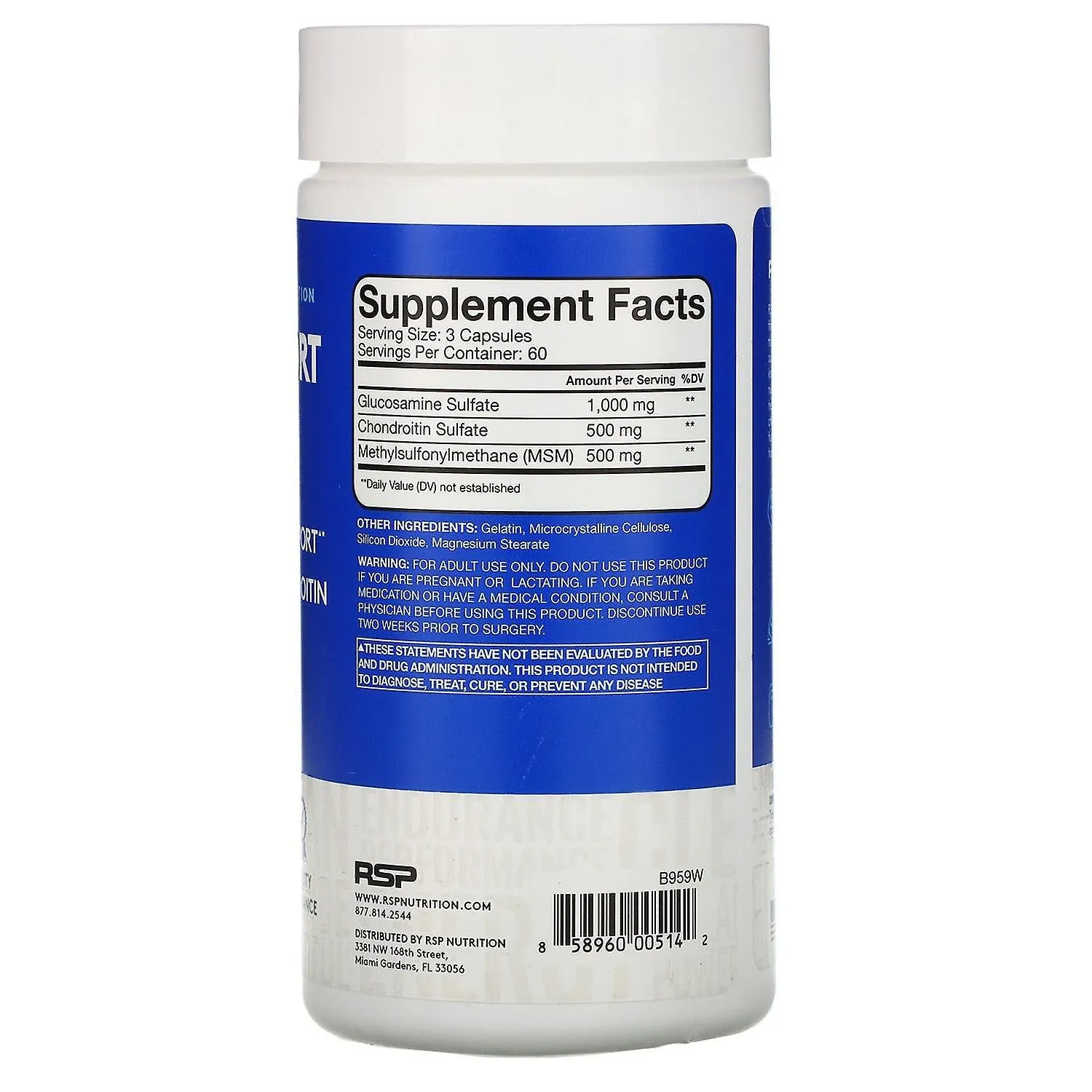 Joint Support 180 Capsules by RSP