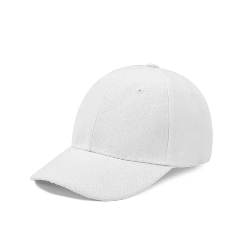 Kids Snapback Baseball Cap - Solid Color Sun Hat for Boys Girls Toddler, Adjustable Hip Hop Peaked Caps