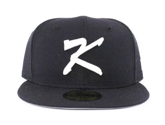 Korea New Era 59FIFTY Fitted Hat (Navy Gray Under Brim)