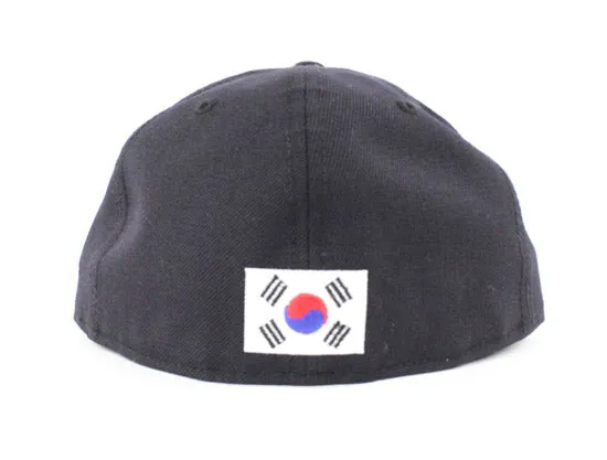 Korea New Era 59FIFTY Fitted Hat (Navy Gray Under Brim)