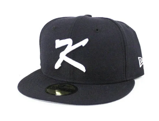 Korea New Era 59FIFTY Fitted Hat (Navy Gray Under Brim)