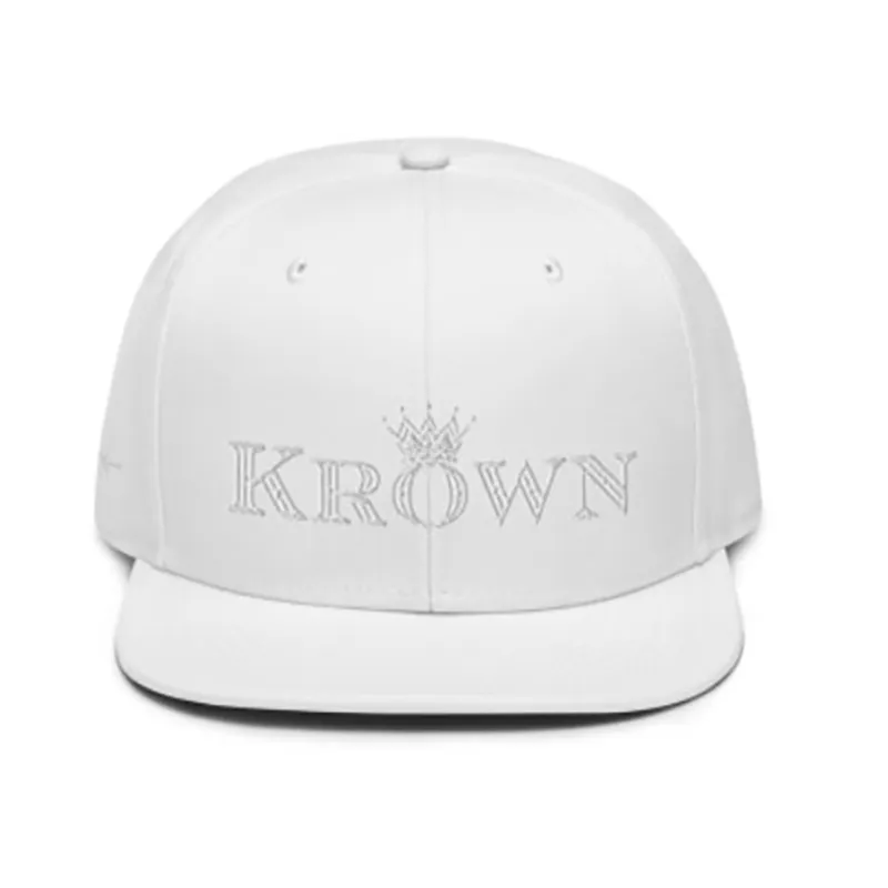 Krown Embroidered Baseball Cap Snapback