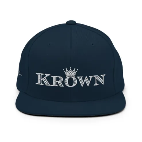 Krown Embroidered Baseball Cap Snapback