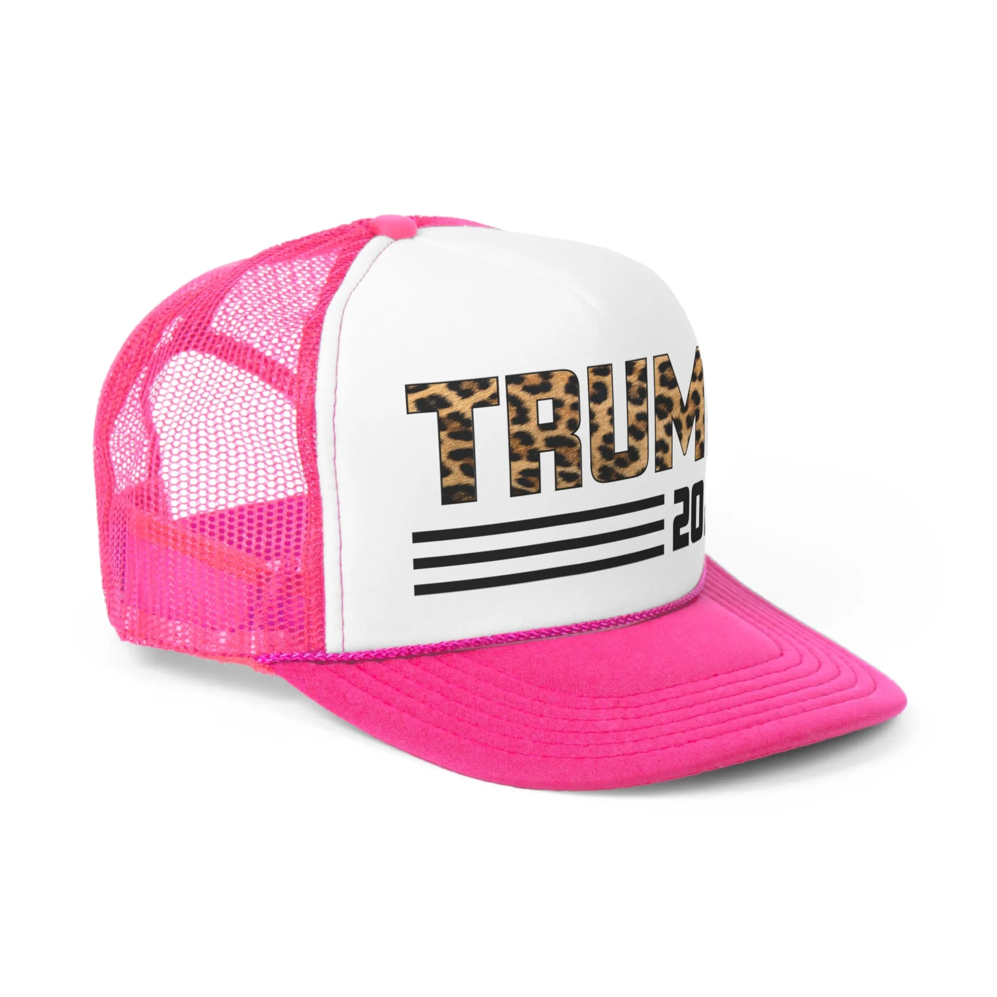 Leopard Trump 2024 Trucker Caps