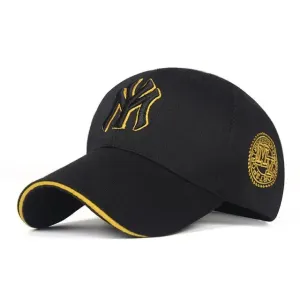 Men's Classic Baseball Caps with Three Dimensional Embroidery