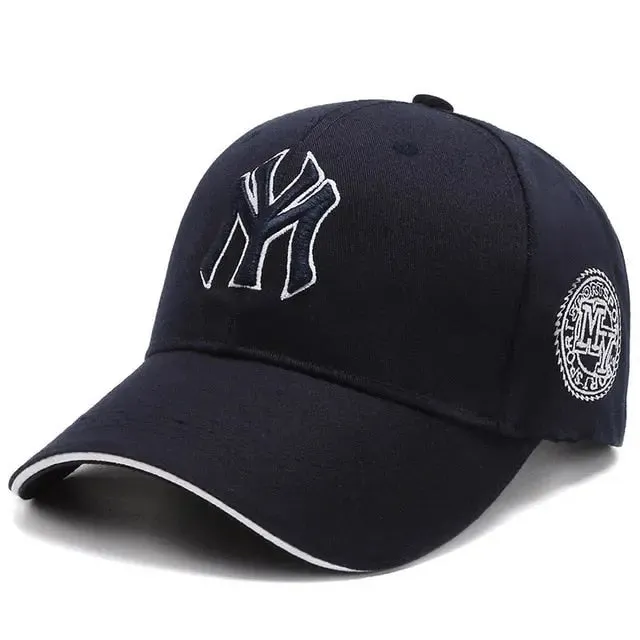 Men's Classic Baseball Caps with Three Dimensional Embroidery