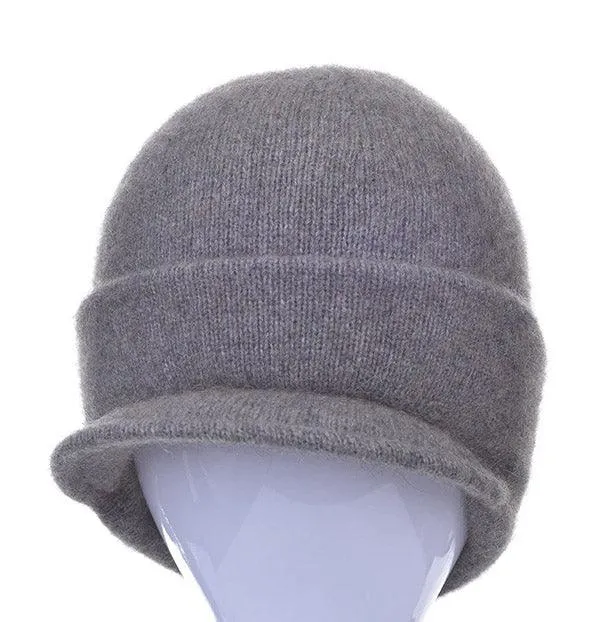 Merino Possumsilk Beanie with Cap
