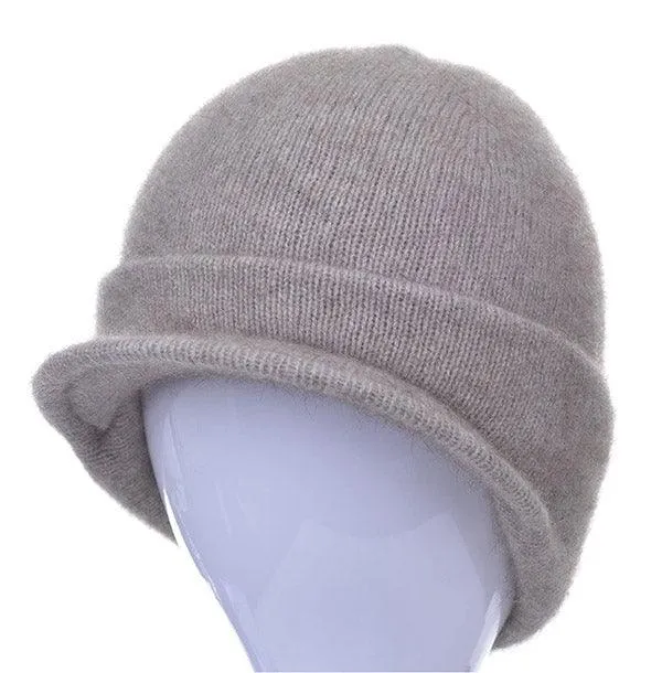 Merino Possumsilk Beanie with Cap