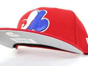 Montreal Expos New Era 59Fifty Fitted Hat (Red Gray Under Brim)