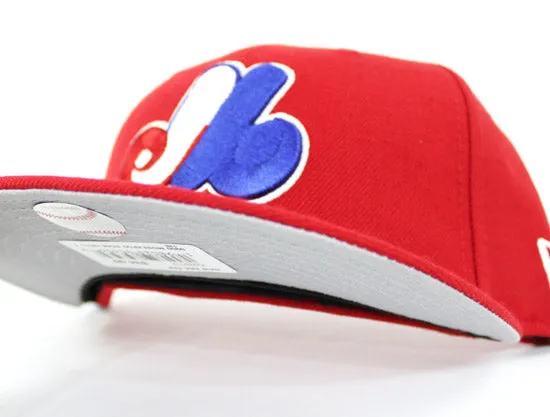 Montreal Expos New Era 59Fifty Fitted Hat (Red Gray Under Brim)