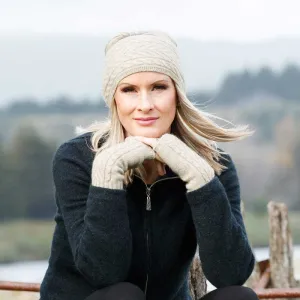 Native World Possum Super Fine Merino Cable Head Band