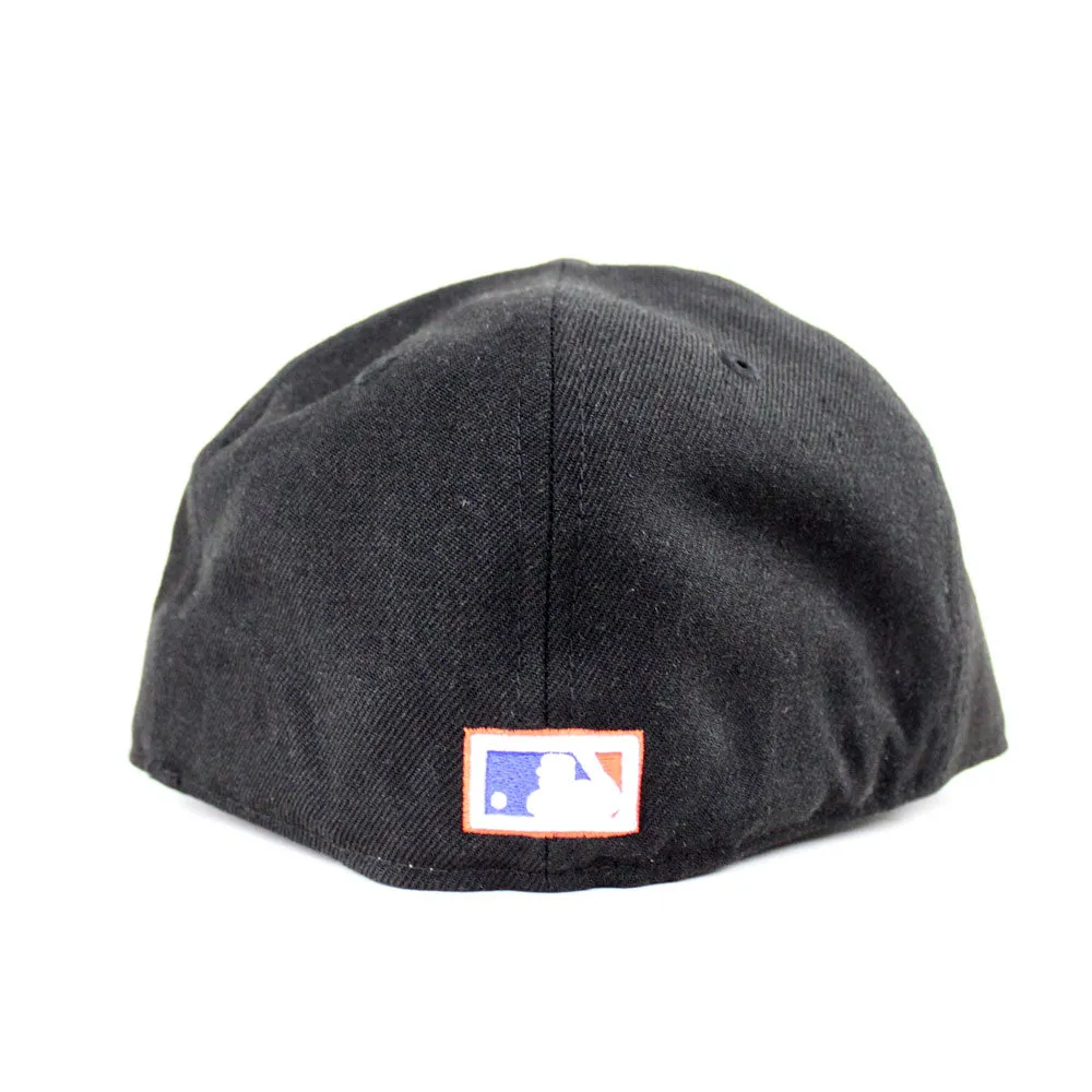 New York Mets 2000 World Series New Era 59Fifty Fitted Hat (Black Road Gray Under Brim)