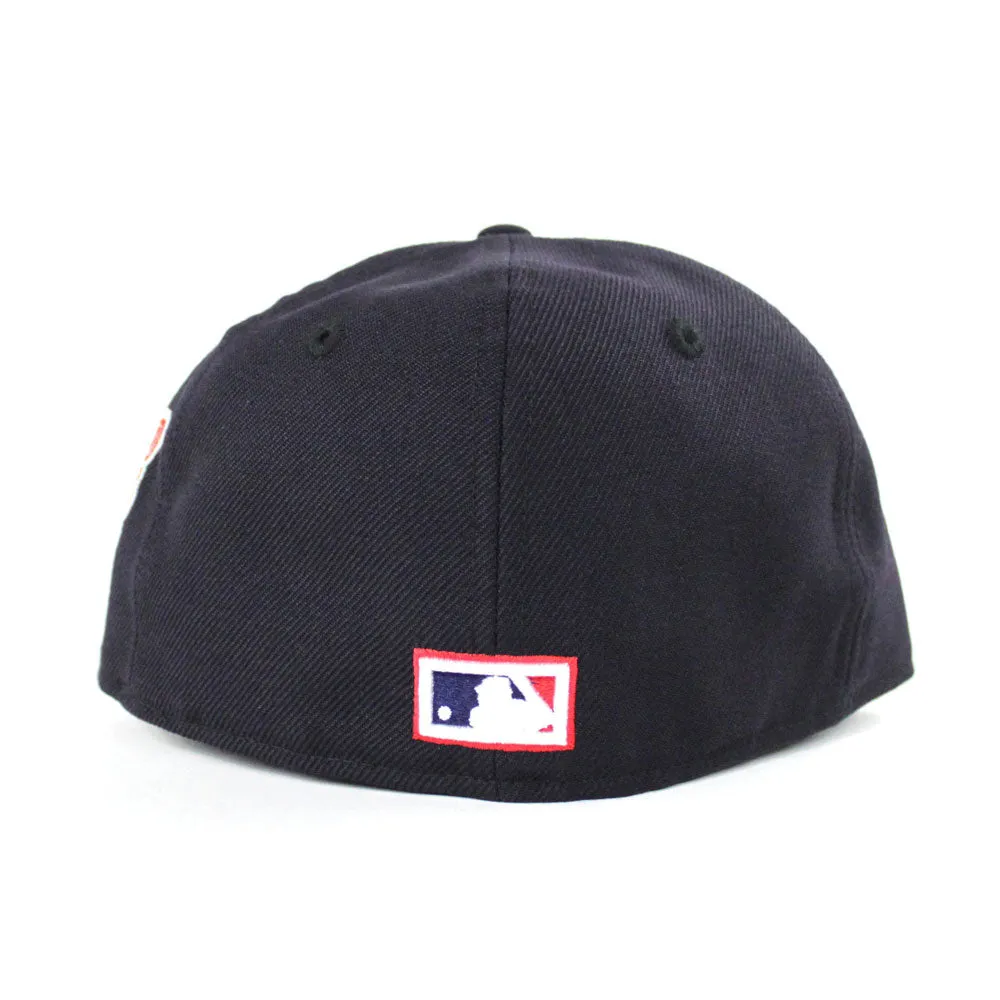 New York Yankees 1976 World Series 59Fifty New Era Fitted Hat (Navy Green Under Brim)