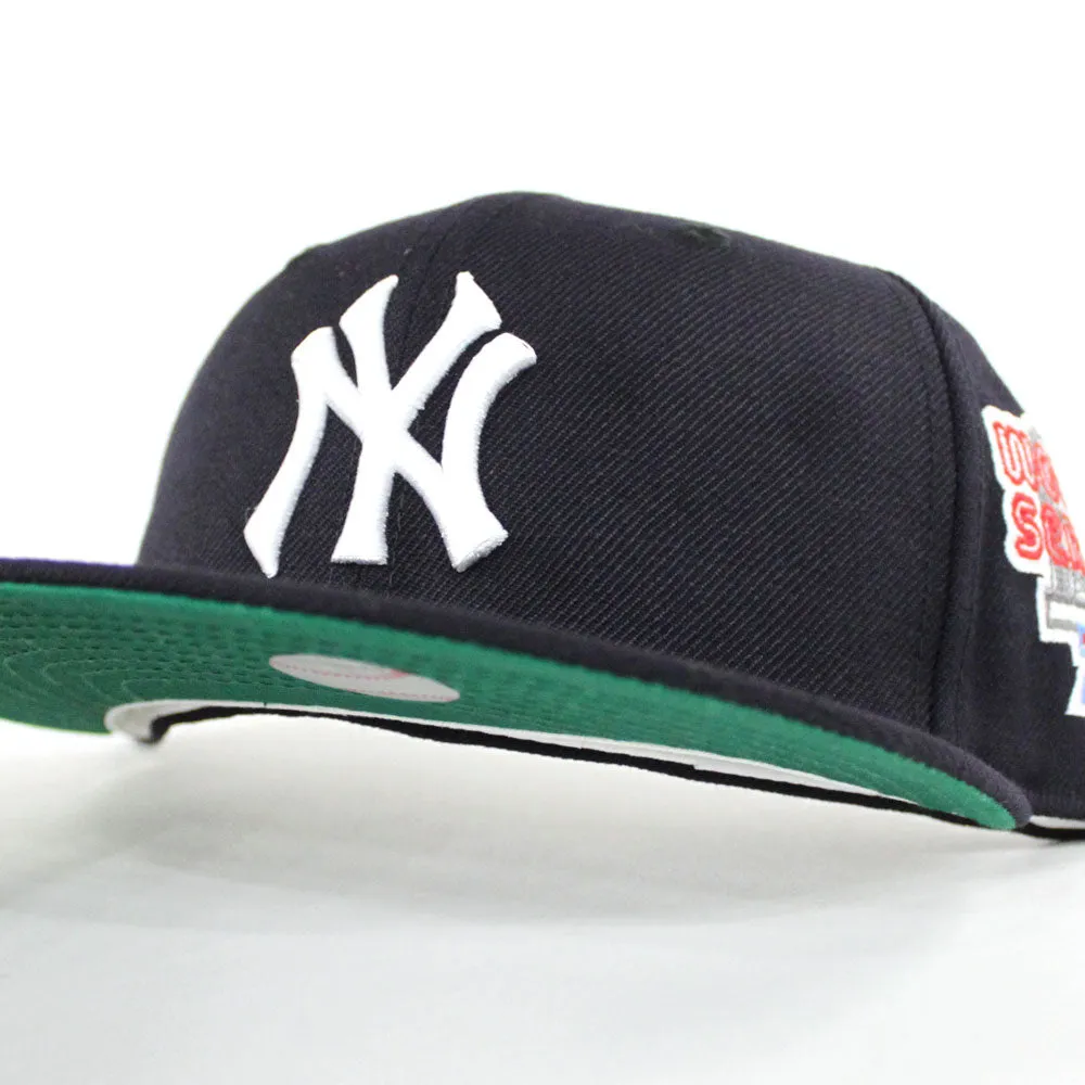 New York Yankees 1976 World Series 59Fifty New Era Fitted Hat (Navy Green Under Brim)
