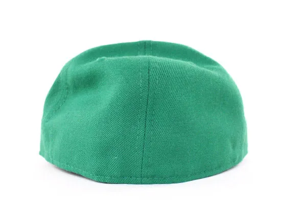 Oakland Athletics 1972 World Series Champion Patch New Era 59Fifty Fitted Hats (Green Yellow Green Under Brim)