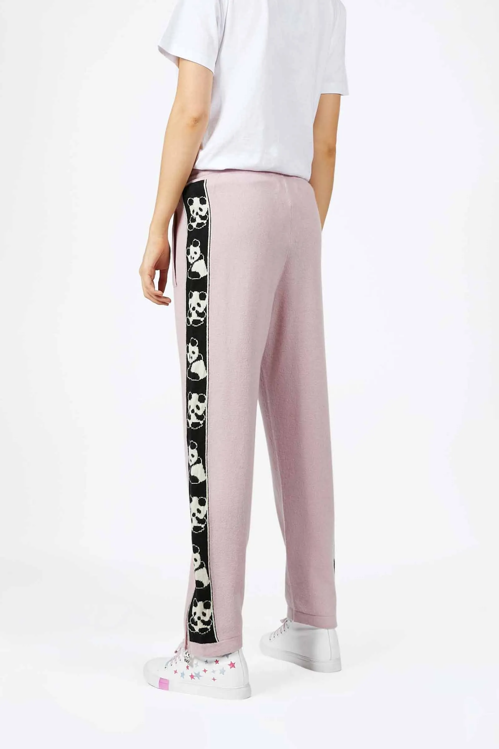 Panda Cashmere Pink Hoodie   Pants (Bundle)