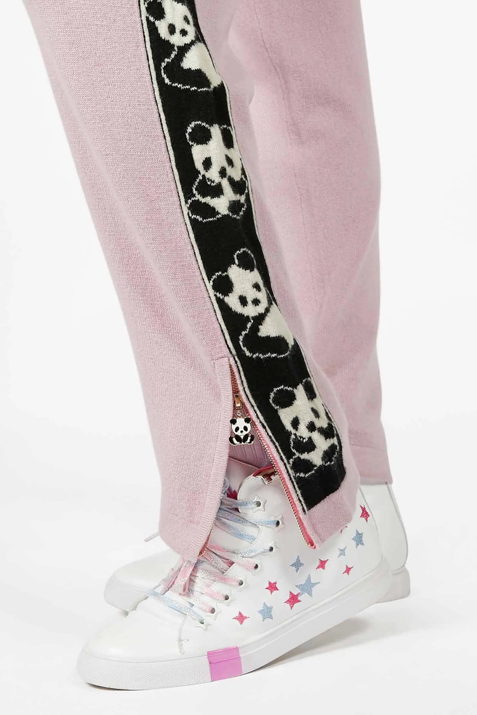 Panda Cashmere Pink Hoodie   Pants (Bundle)