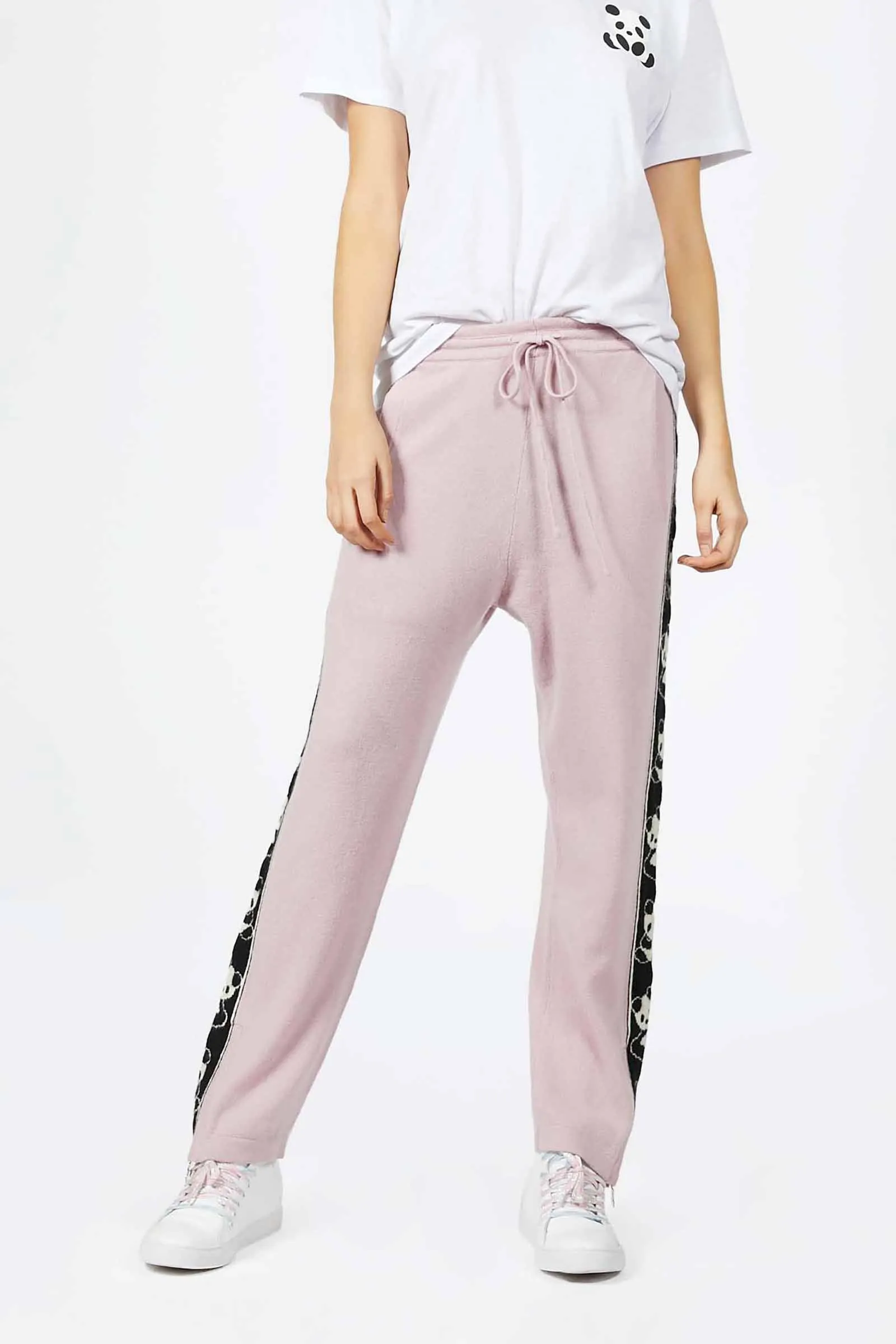 Panda Cashmere Pink Hoodie   Pants (Bundle)