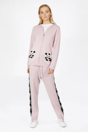 Panda Cashmere Pink Hoodie   Pants (Bundle)