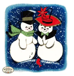 PDXC17030a -- Snowmen, women