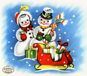 PDXC20130c -- Snowmen, women