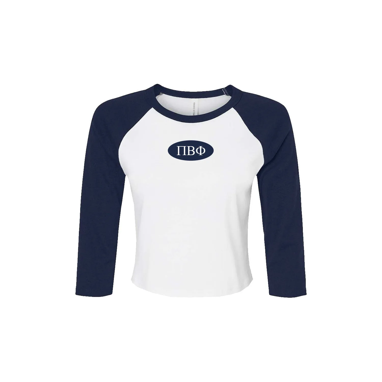 Pi Beta Phi Sorority Raglan Fitted Baby Tee