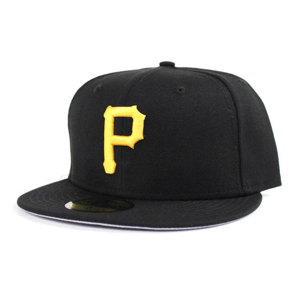 Pittsburgh Pirates 1999-2006 Home New Era 59Fifty Fitted Hat (Gray Under Brim)