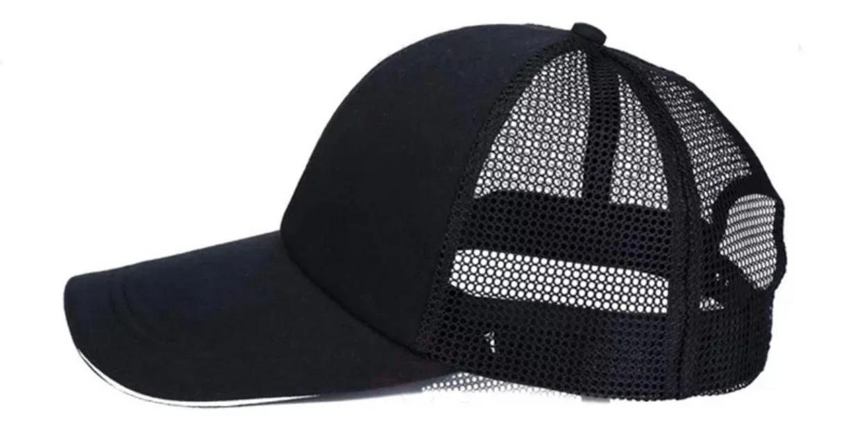 Power Adjustable Unisex Mesh Caps, Hats Design Wings - Power Wings By Jullye Giliberti