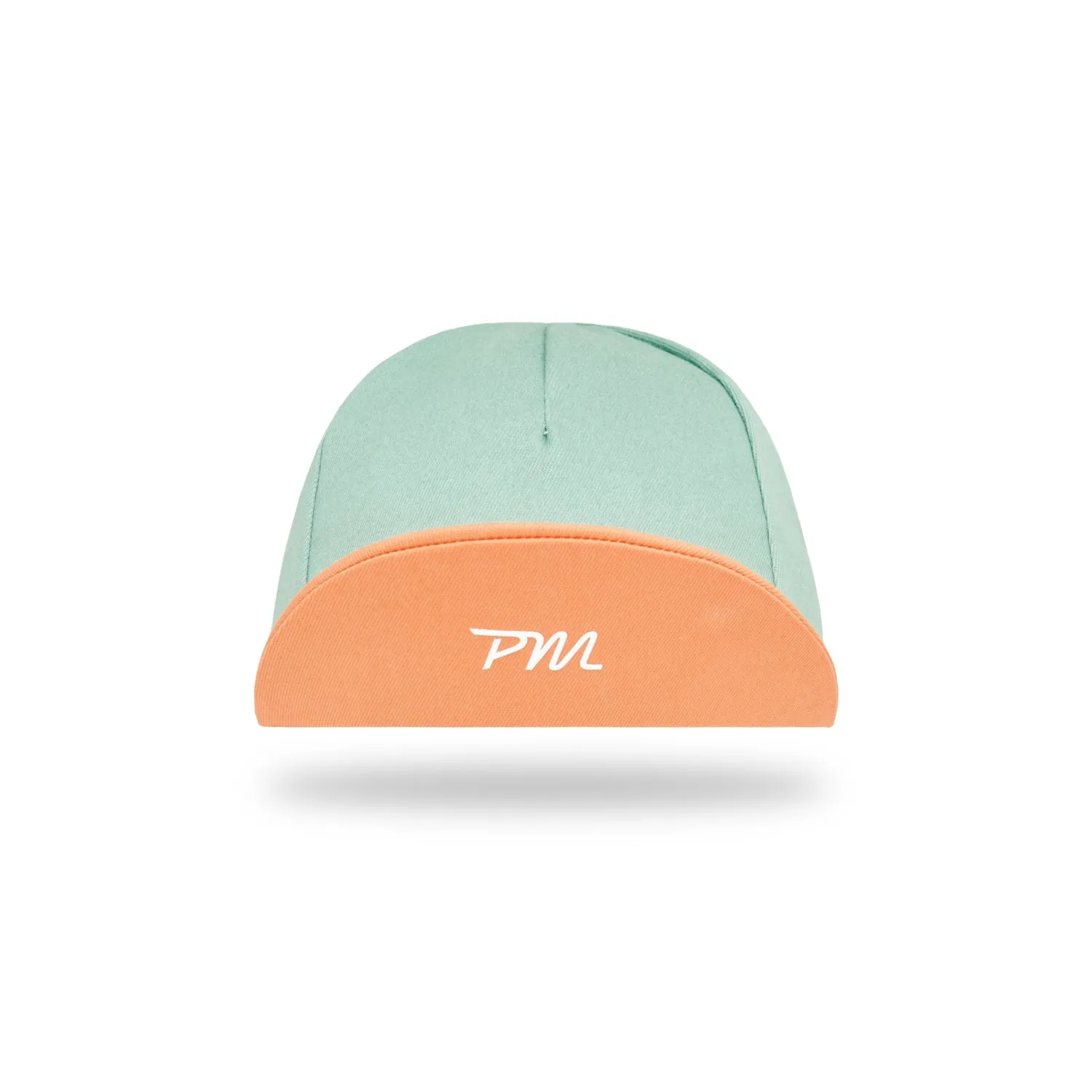 Pro Cycling Cap - Grey Turquoise Peach
