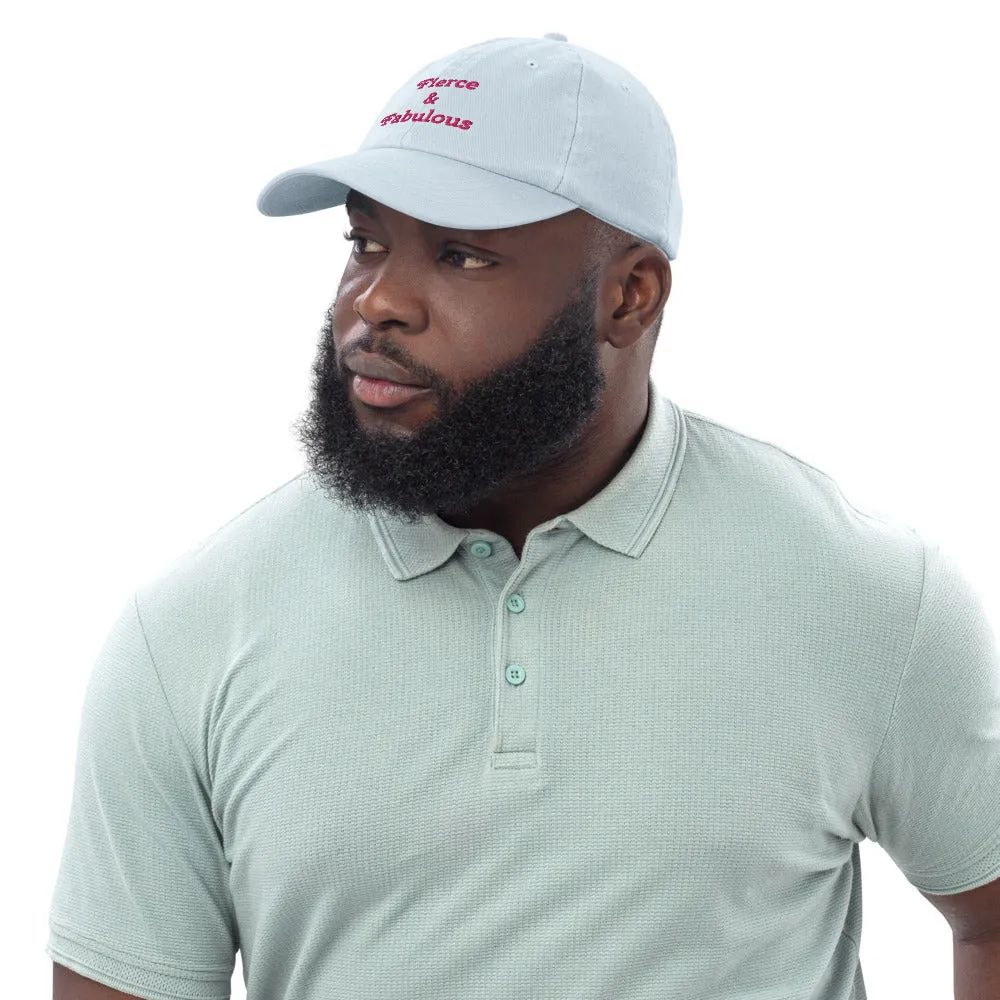 "Fierce & Fabulous"- Pastel Baseball Hat