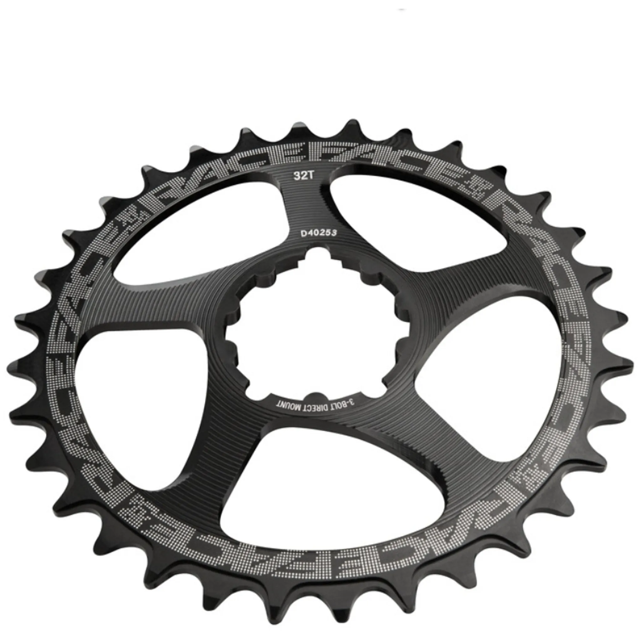 Race Face Chainring 3 Bolt Dm 28T Black (Compatible With Sram Cranks)