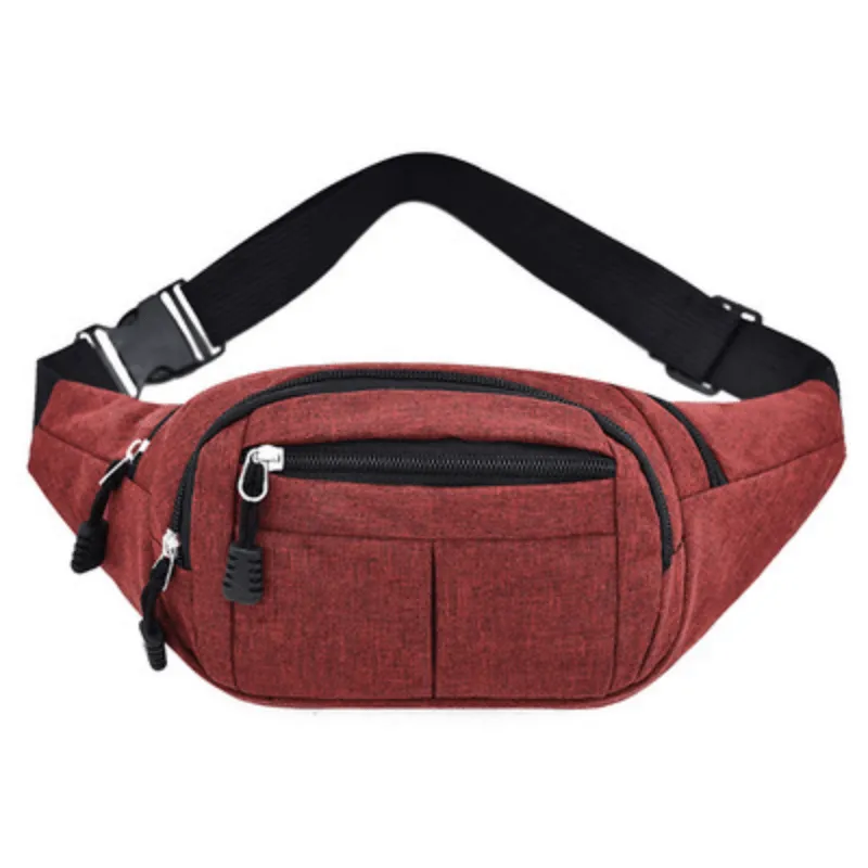 realaiot  Large Capacity Portable Sports Fanny Pack - Lightweight, Waterproof & Wear-Resistant Waist Bag For Men & Women - Perfect For Outdoor Running, Cycling, Fitness & Travel!
