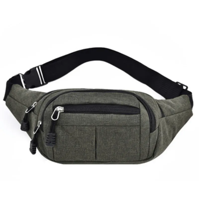 realaiot  Large Capacity Portable Sports Fanny Pack - Lightweight, Waterproof & Wear-Resistant Waist Bag For Men & Women - Perfect For Outdoor Running, Cycling, Fitness & Travel!