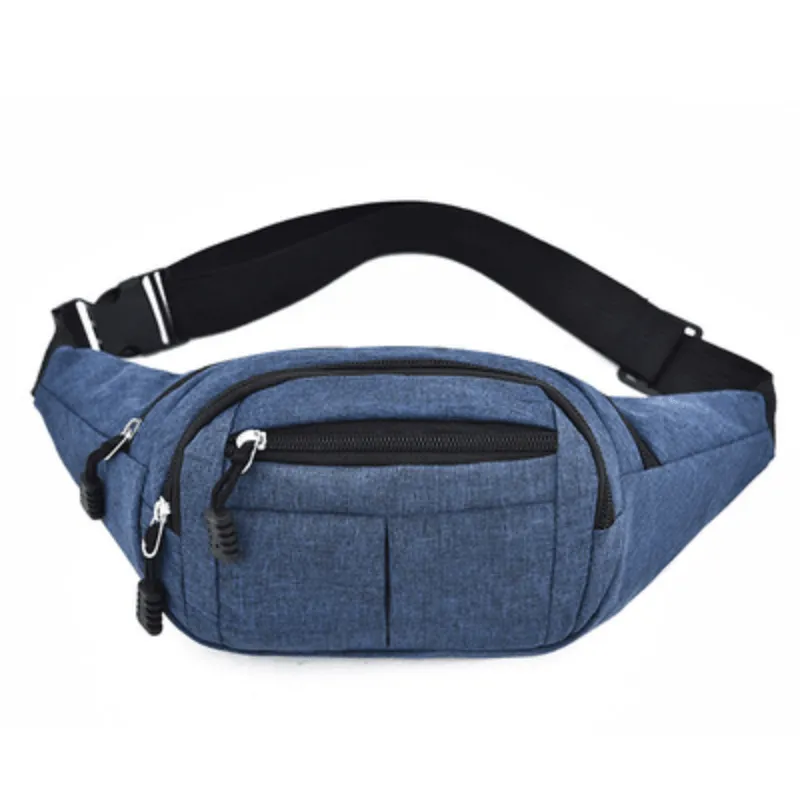 realaiot  Large Capacity Portable Sports Fanny Pack - Lightweight, Waterproof & Wear-Resistant Waist Bag For Men & Women - Perfect For Outdoor Running, Cycling, Fitness & Travel!