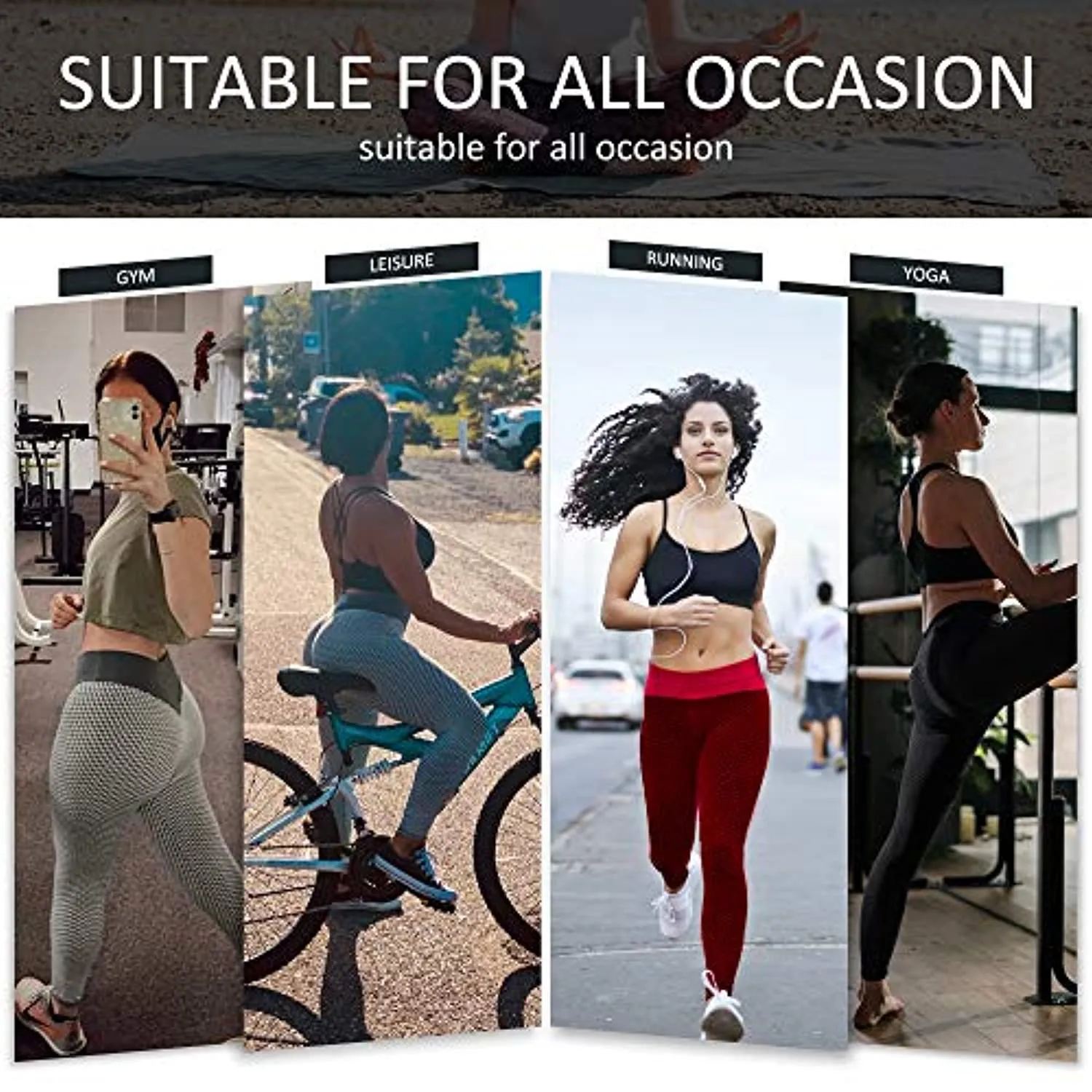 Reosse Leggings for Women - 2 Pack High Waist Yoga Pants for Women
