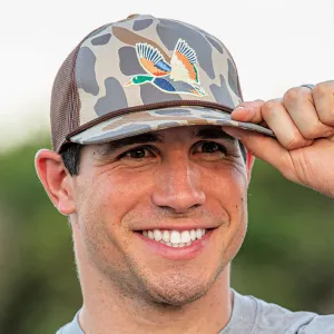 Retro Camo Duck Snapback