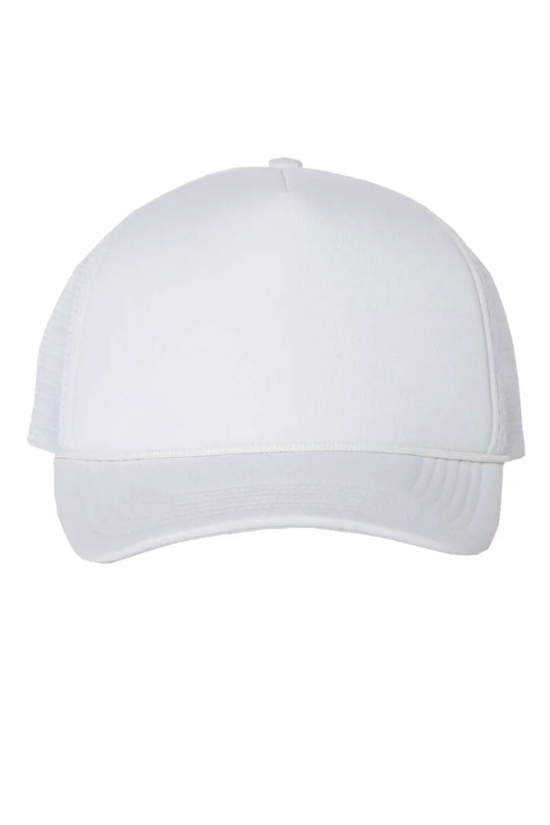 Retro Checkered Howdy Foam Mesh Back Trucker Cap