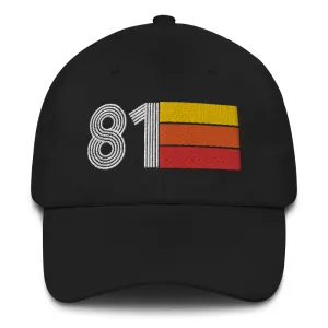 Retro Tri-Line 1981 Baseball Dad Hat