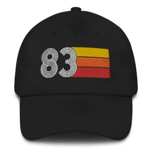 Retro Tri-Line 1983 Baseball Dad Hat