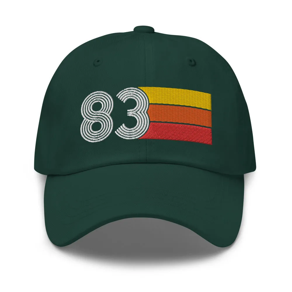 Retro Tri-Line 1983 Baseball Dad Hat