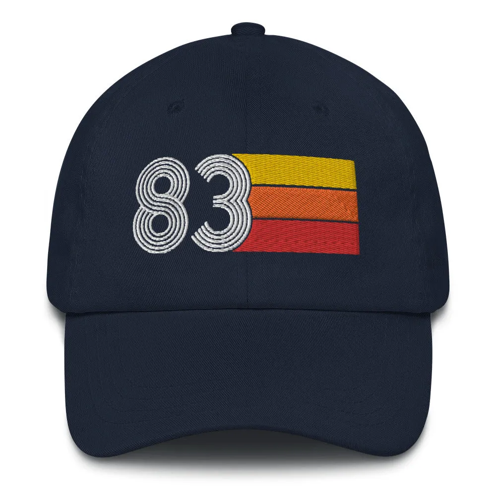 Retro Tri-Line 1983 Baseball Dad Hat