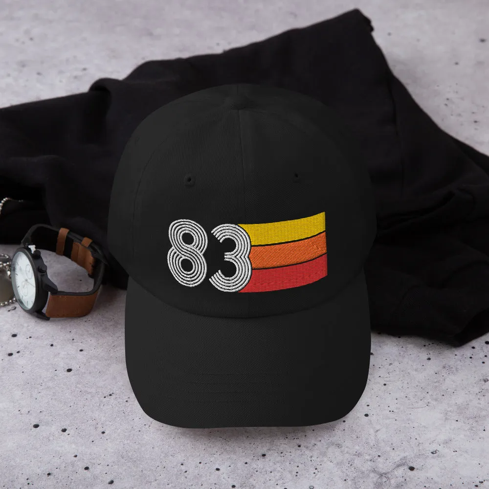 Retro Tri-Line 1983 Baseball Dad Hat