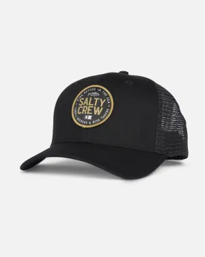 Salty Crew Mens Legendary Retro Trucker Hat - Black